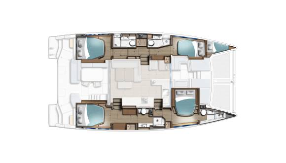 Sunsail 464 – 4 cabin