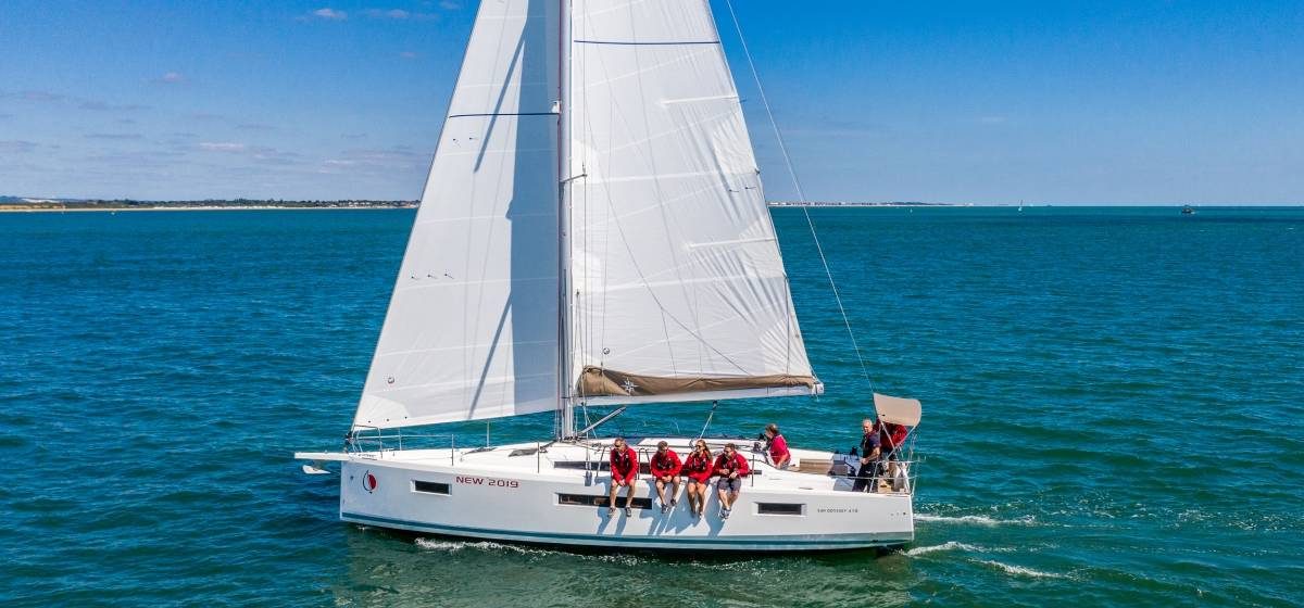 Our new Sunsail 41.0 in portsmouth