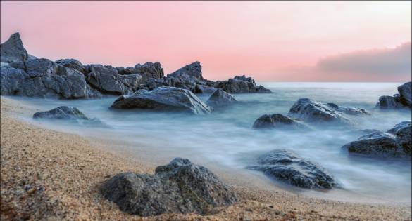Santa Maria beach on Sardinia