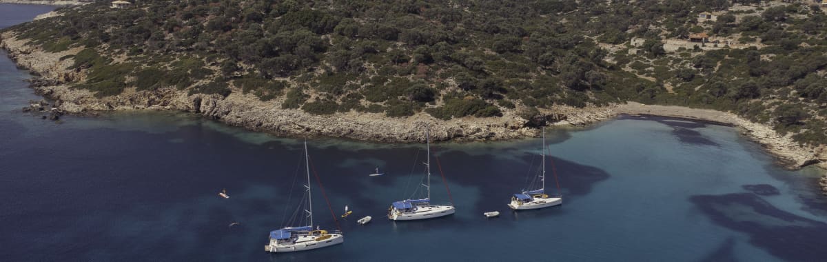 Sunsail Yachten im Mittelmeer