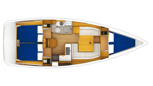 Sunsail 38 – 3 cabin Monohull