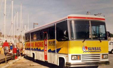 Sunsail boatshow bus