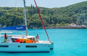 Sailing boat on the Mediterranean