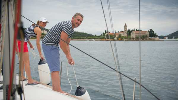 Ecole de voile à Agana en Croatie