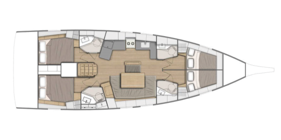 Sunsail 46 – 4 Cabin