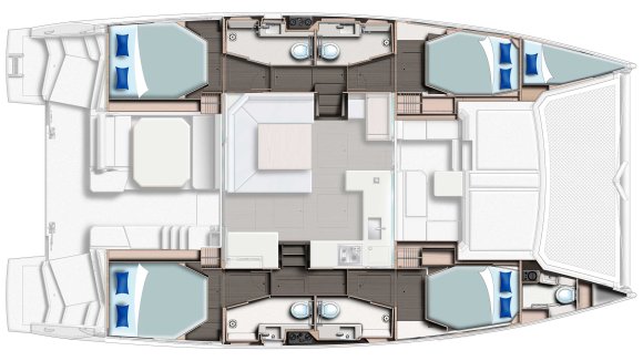 Sunsail 454 – 4 cabin Catamaran